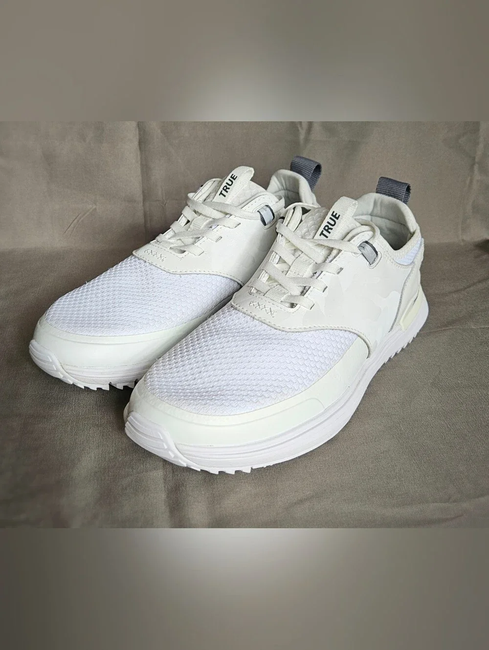 TRUE Linkswear Lux Hybrid Spikeless Golf Shoes Men's Size 11.5 White - Picture 10 of 13